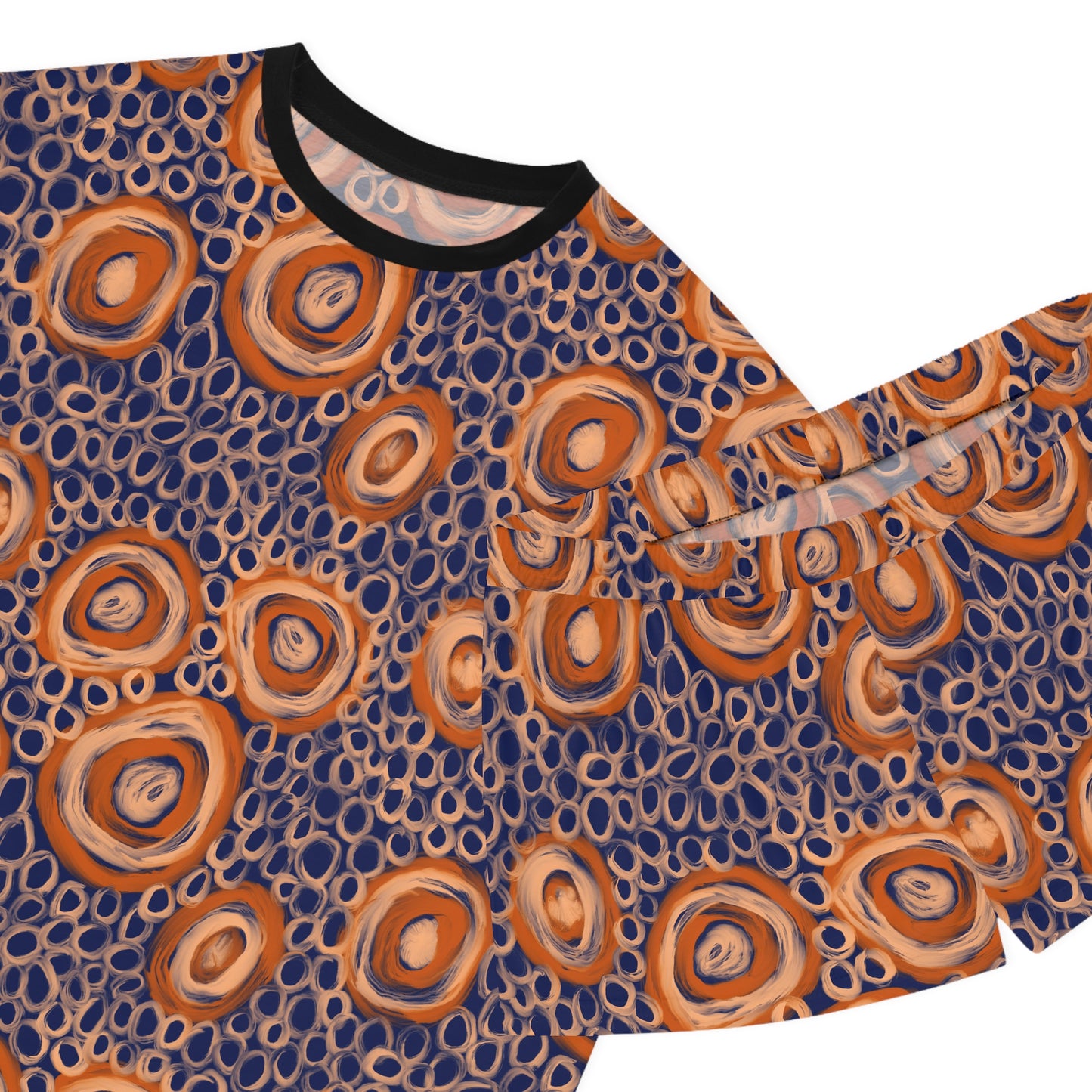 Aboriginal Art Women's Pajama Set — By the water