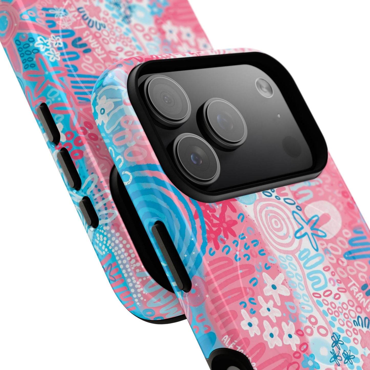 Aboriginal Art | Trans Flag | Tough Mag Safe Case