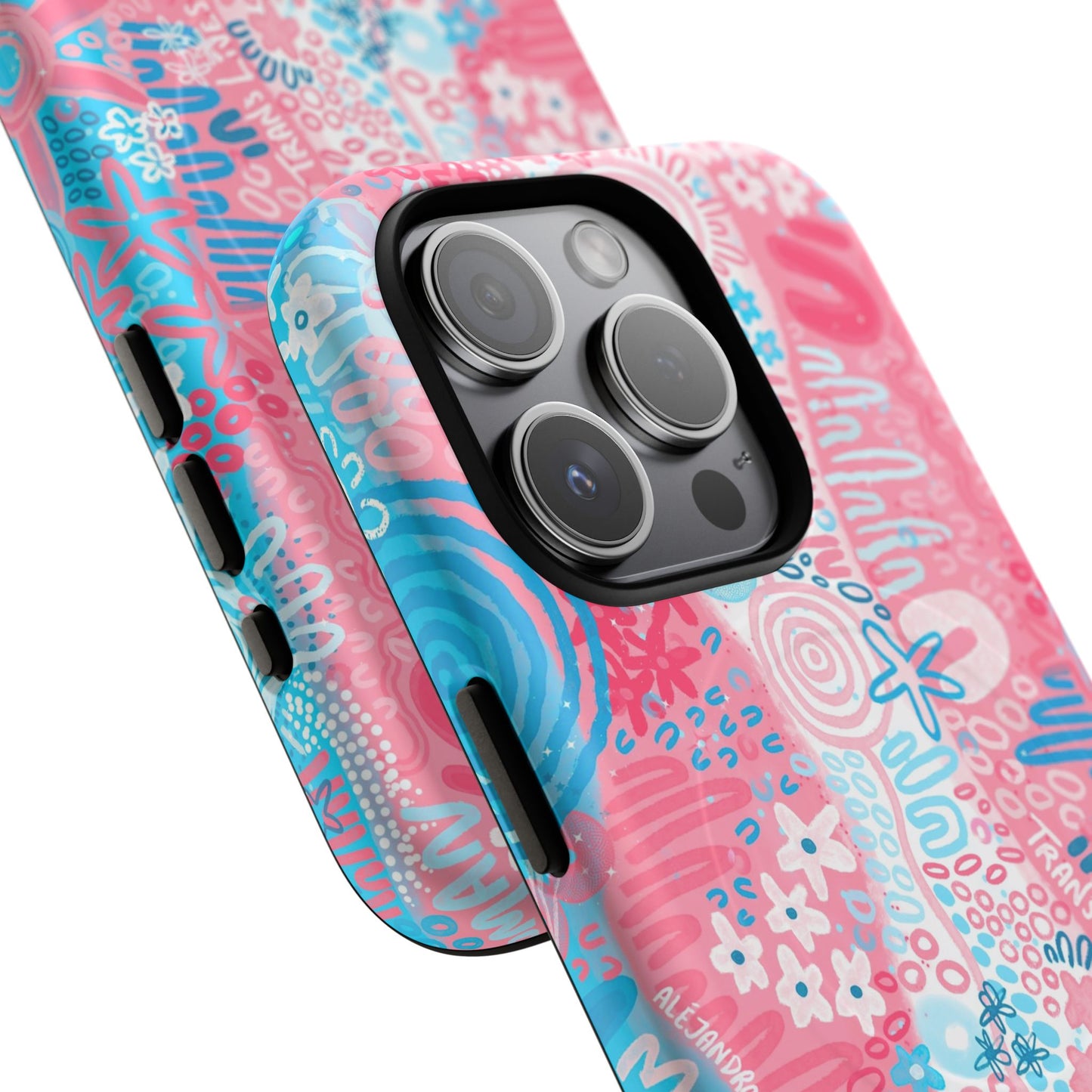 Aboriginal Art | Trans Flag | Tough Mag Safe Case