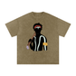 Aboriginal Art | Dreamtime Warrior | Streetwear Unisex 100% Cotton Loose Basic Tee