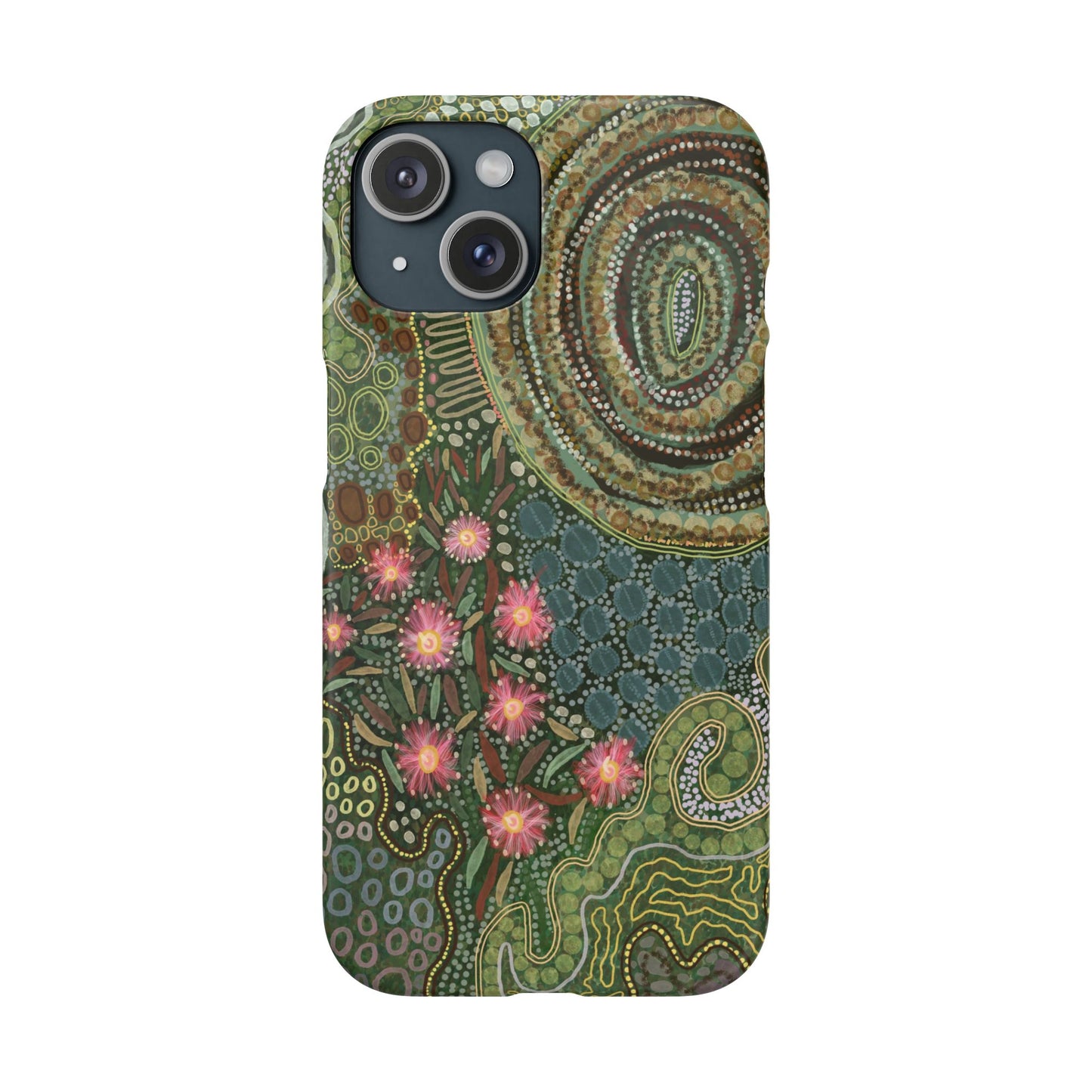 Aboriginal Art - Gumtrees - Snap case