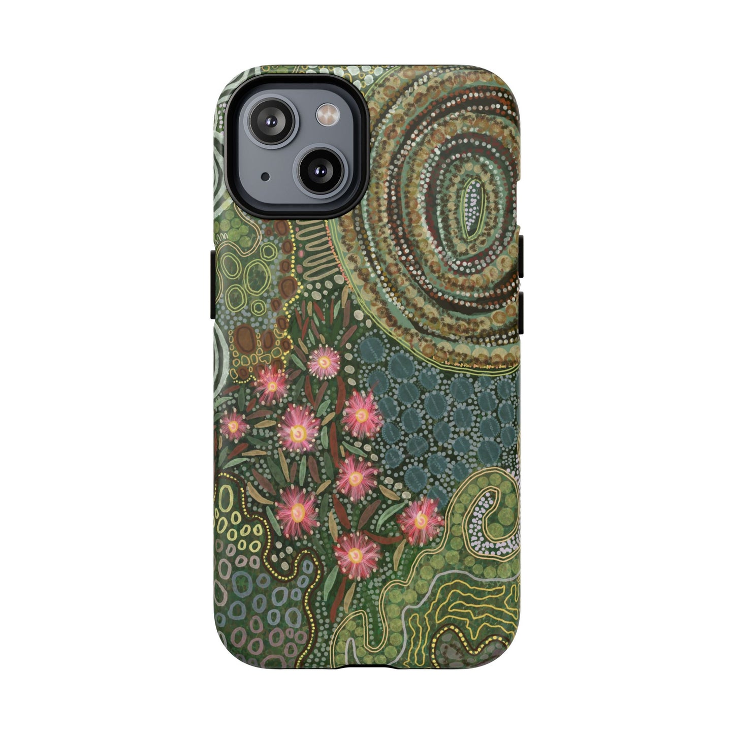 Aboriginal Art - Gumtrees - Tough Mag Safe Case