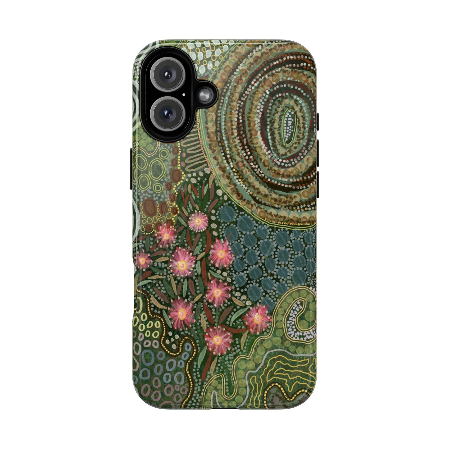Aboriginal Art - Gumtrees - Tough Mag Safe Case