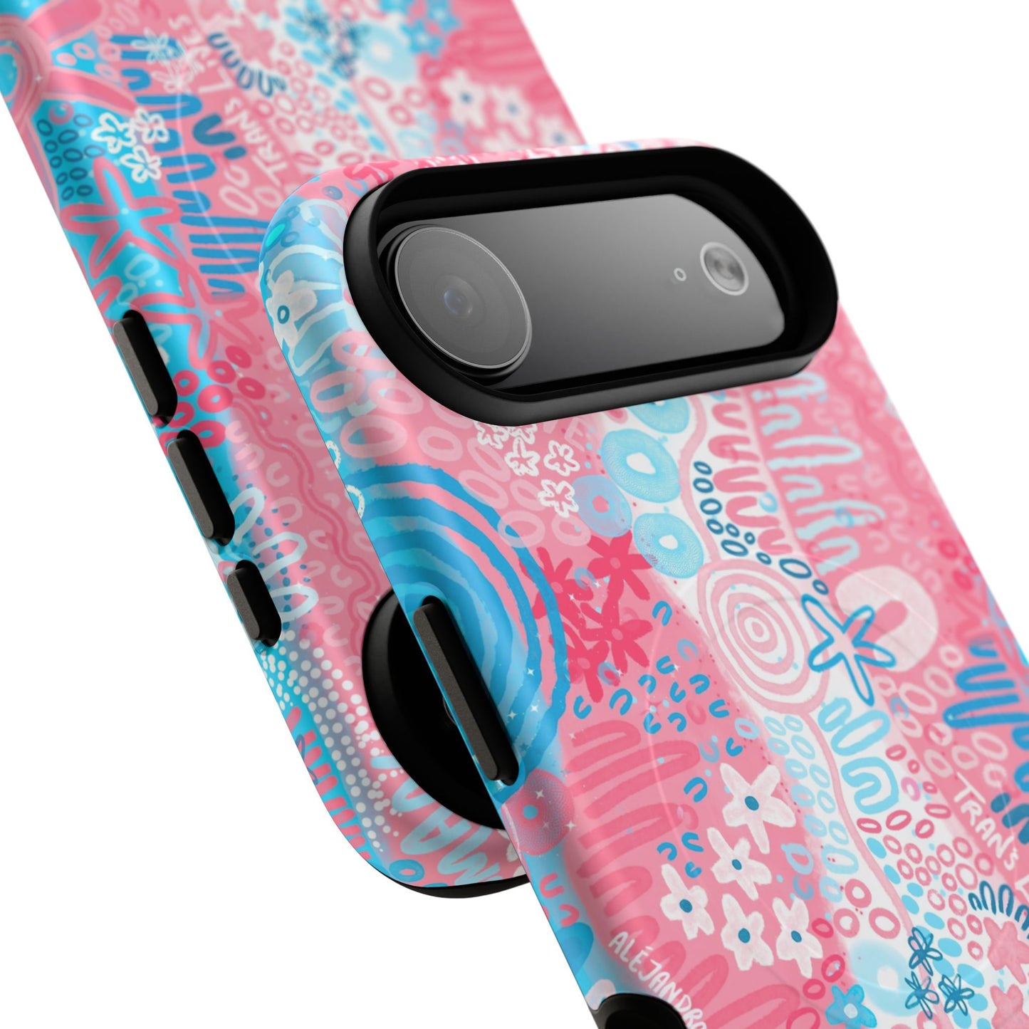 Aboriginal Art | Trans Flag | Tough Mag Safe Case