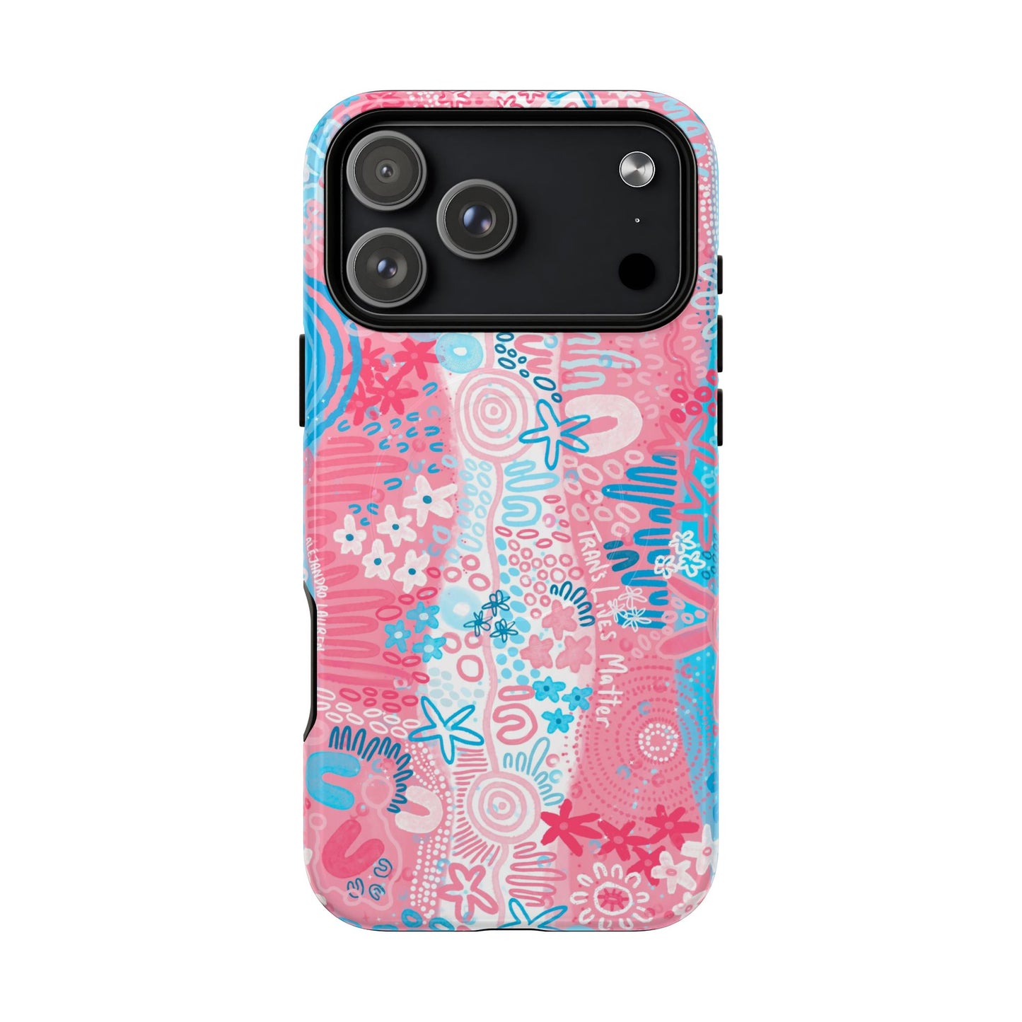 Aboriginal Art | Trans Flag | Tough Mag Safe Case