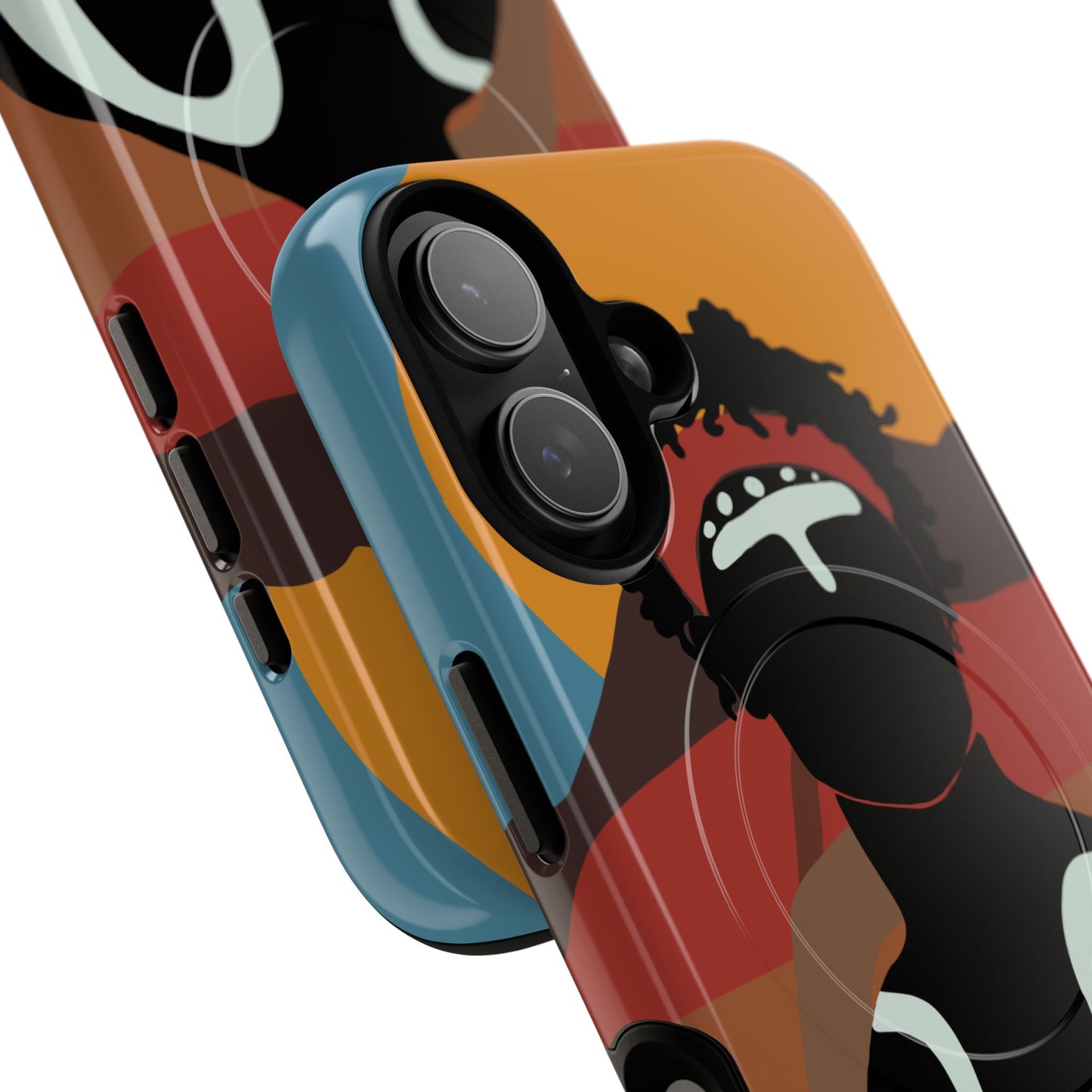 Aboriginal Art | Dreamtime Warrior | Tough Mag Safe Case