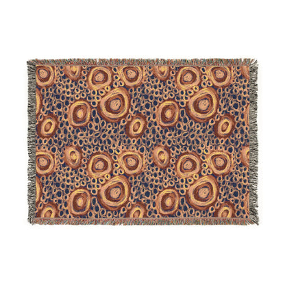 Aboriginal Art | Together | 100% cotton Cozy Woven Blanket  
