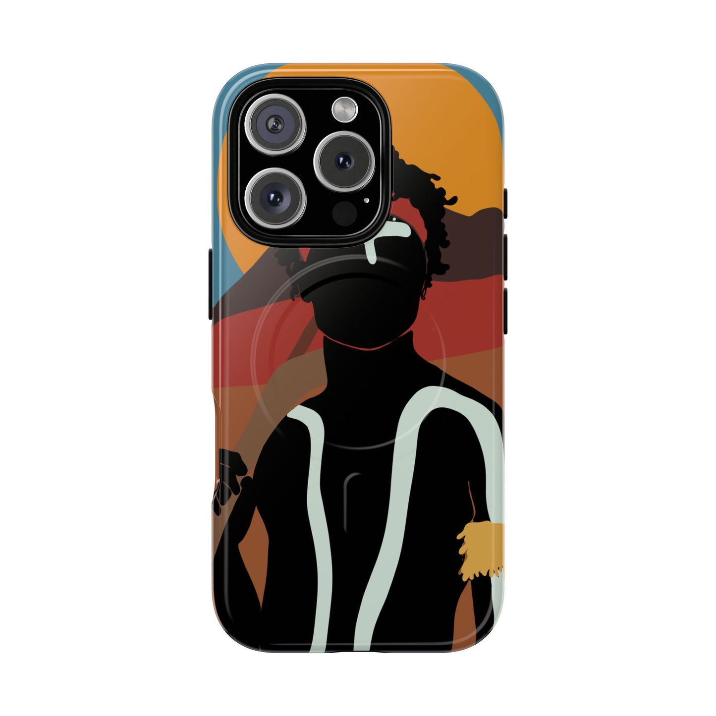Aboriginal Art | Dreamtime Warrior | Tough Mag Safe Case