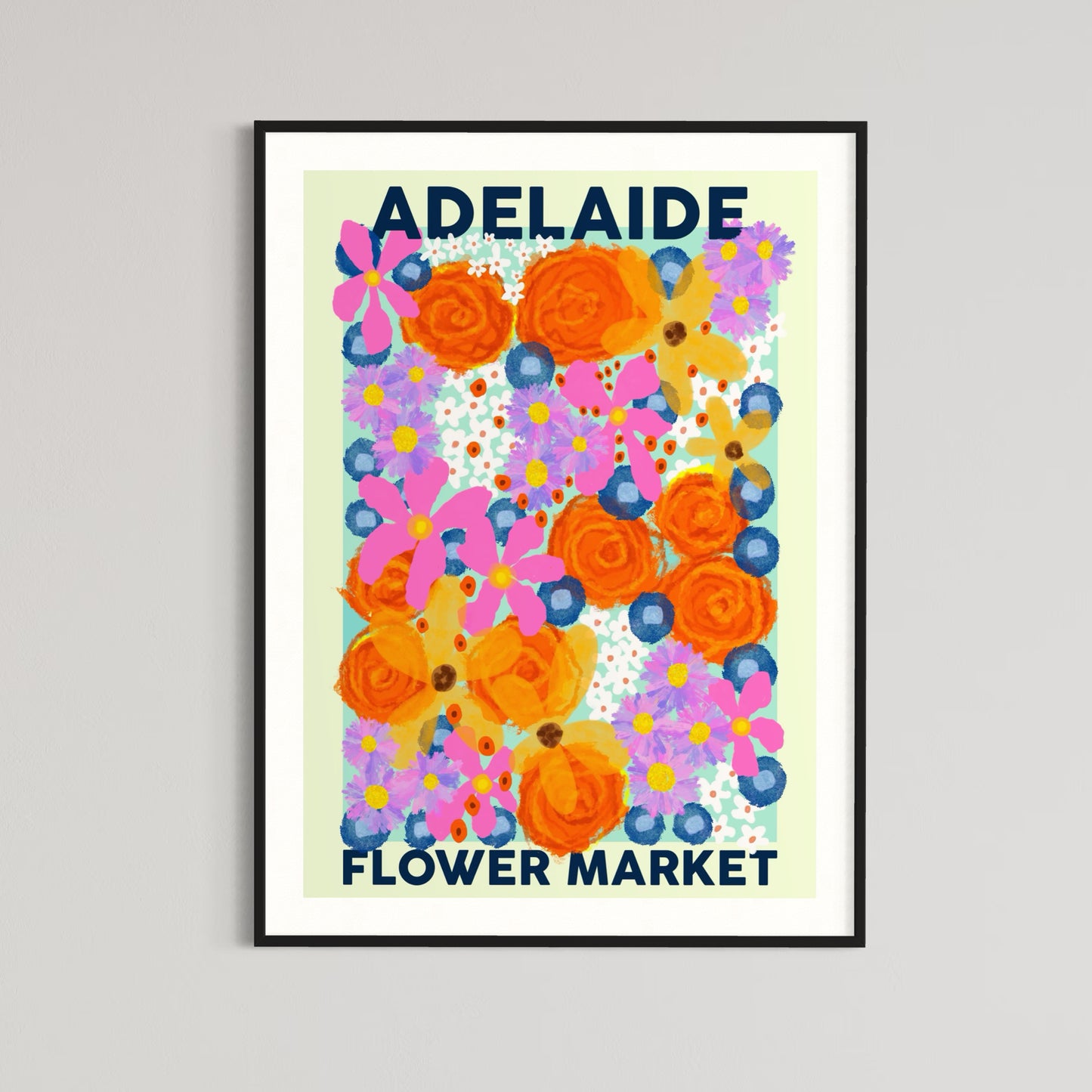 Floral Art | Flower Market | Art Print