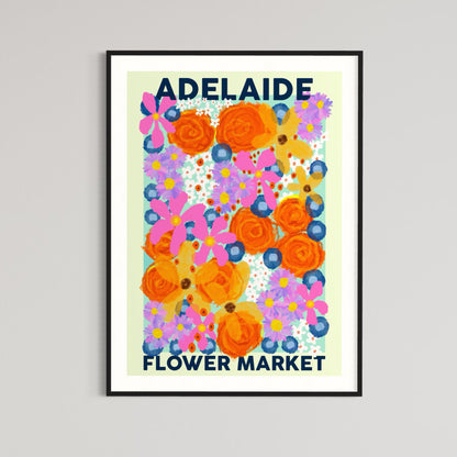 Floral Art | Flower Market | Art Print