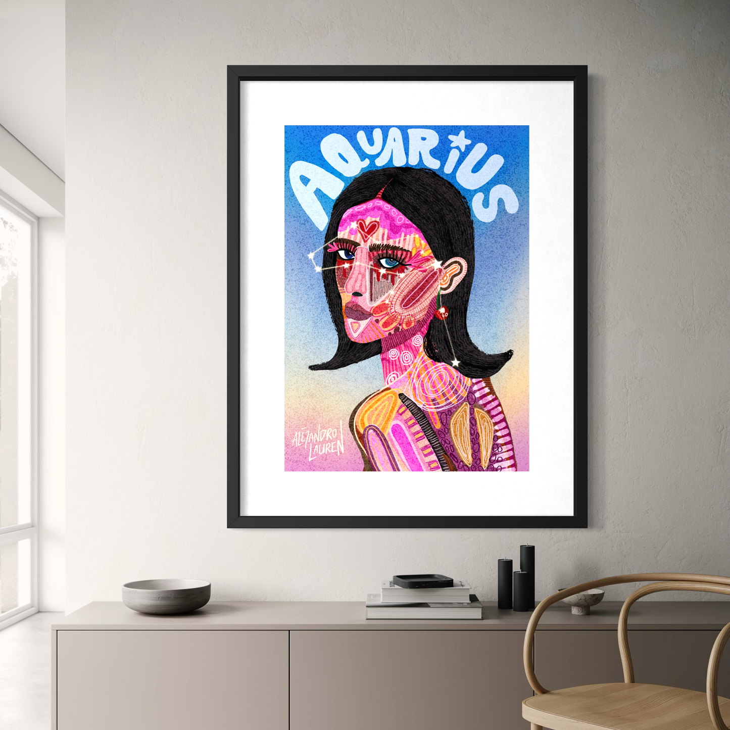 Aquarius | Astrology | Art Print