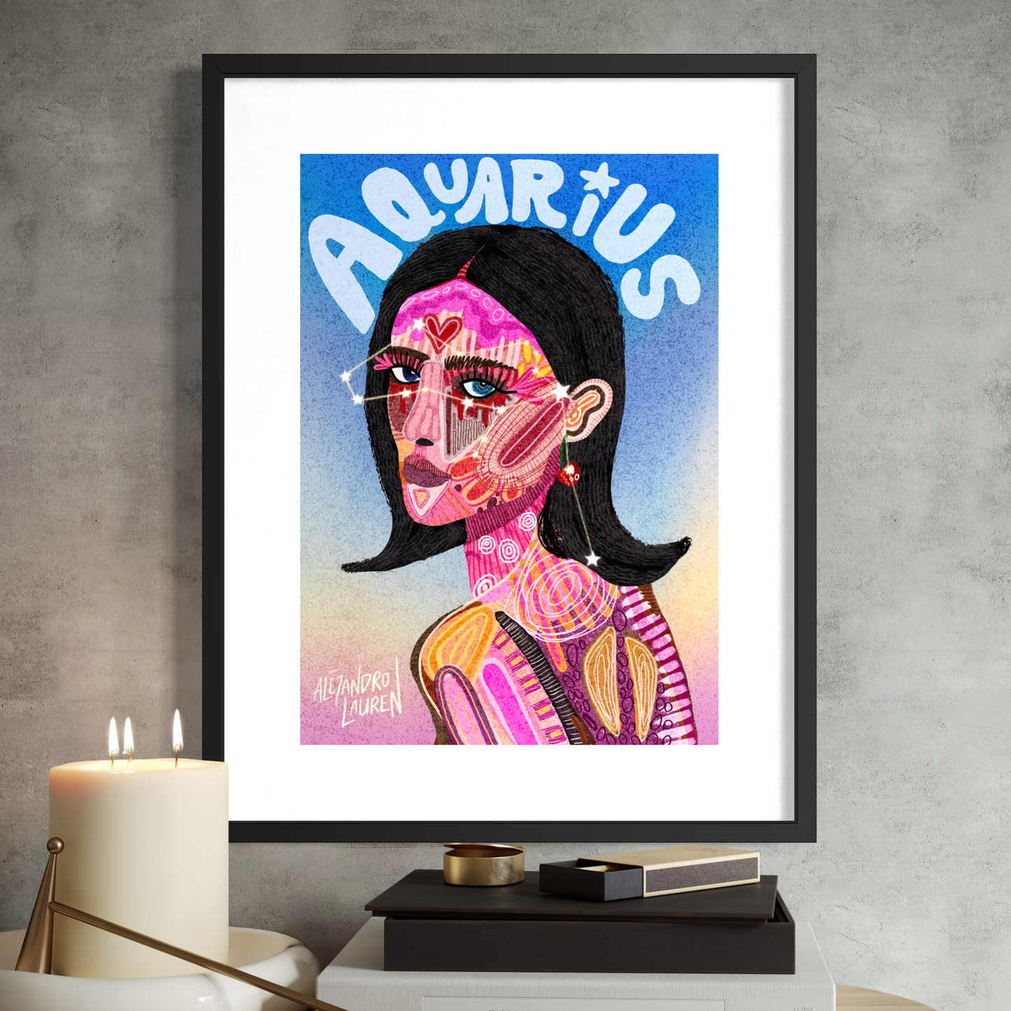 Aquarius | Astrology | Art Print