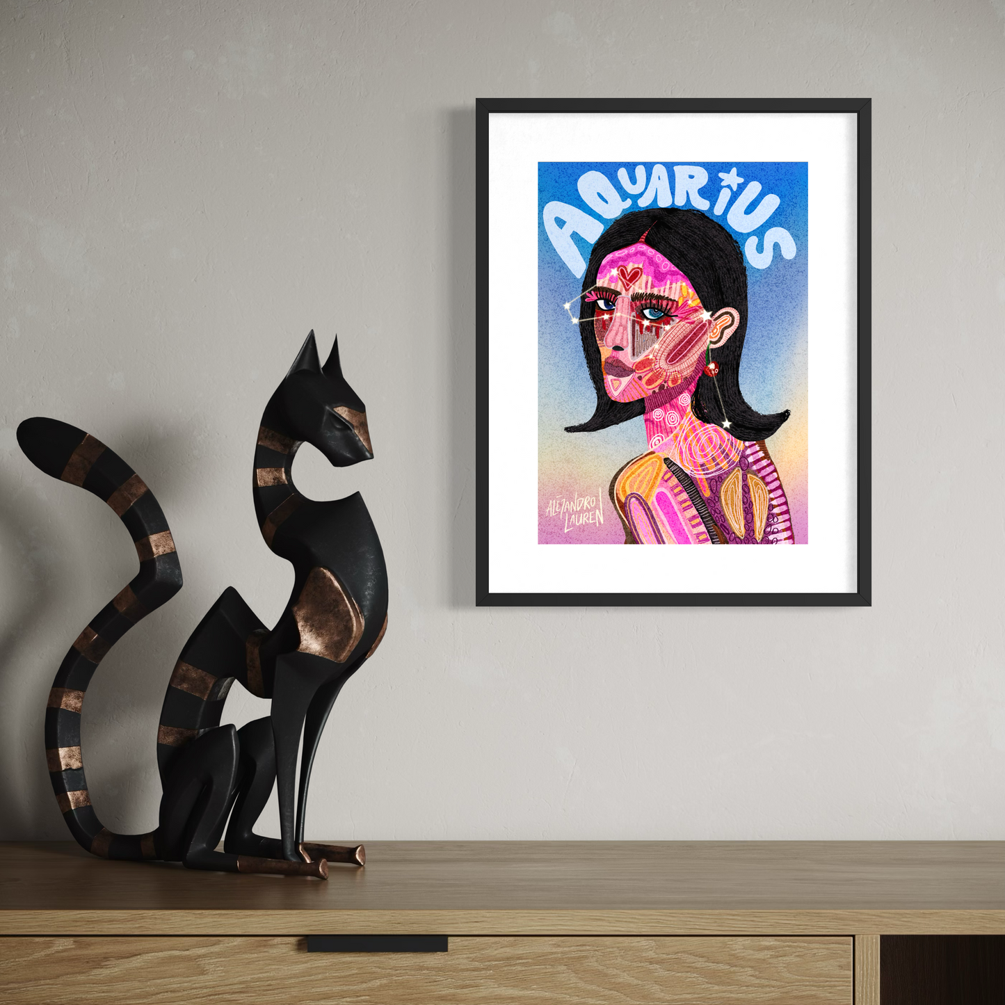 Aquarius | Astrology | Art Print
