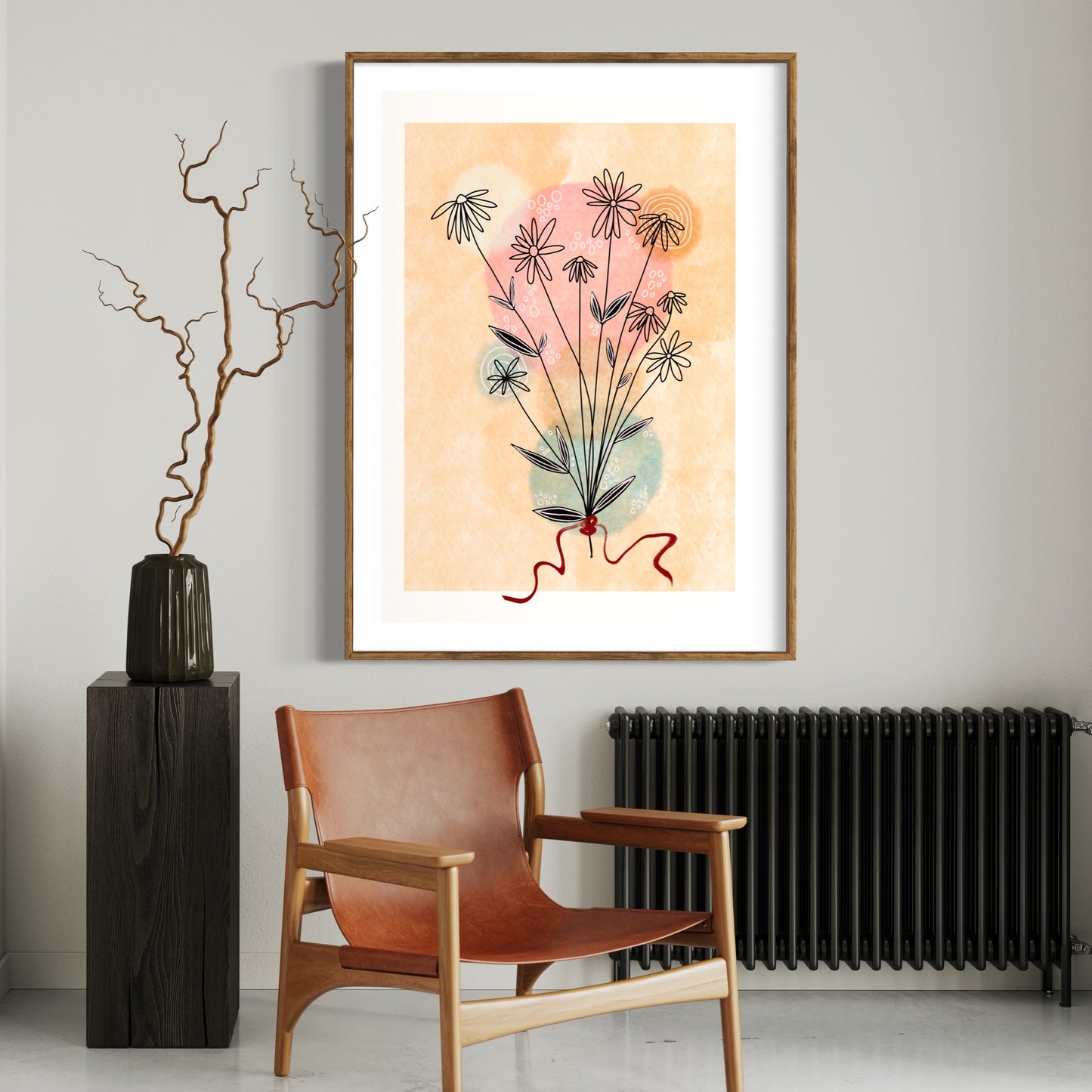Flower Art | Bunch of Daisies | Art Print