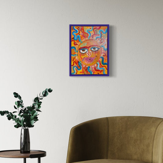 Abstract Expressionism | Radiant Heart | 30 x 40 cm | Original Painting