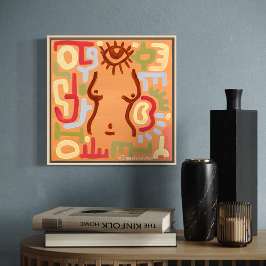 Sentimental Woman | Earth | Original Painting