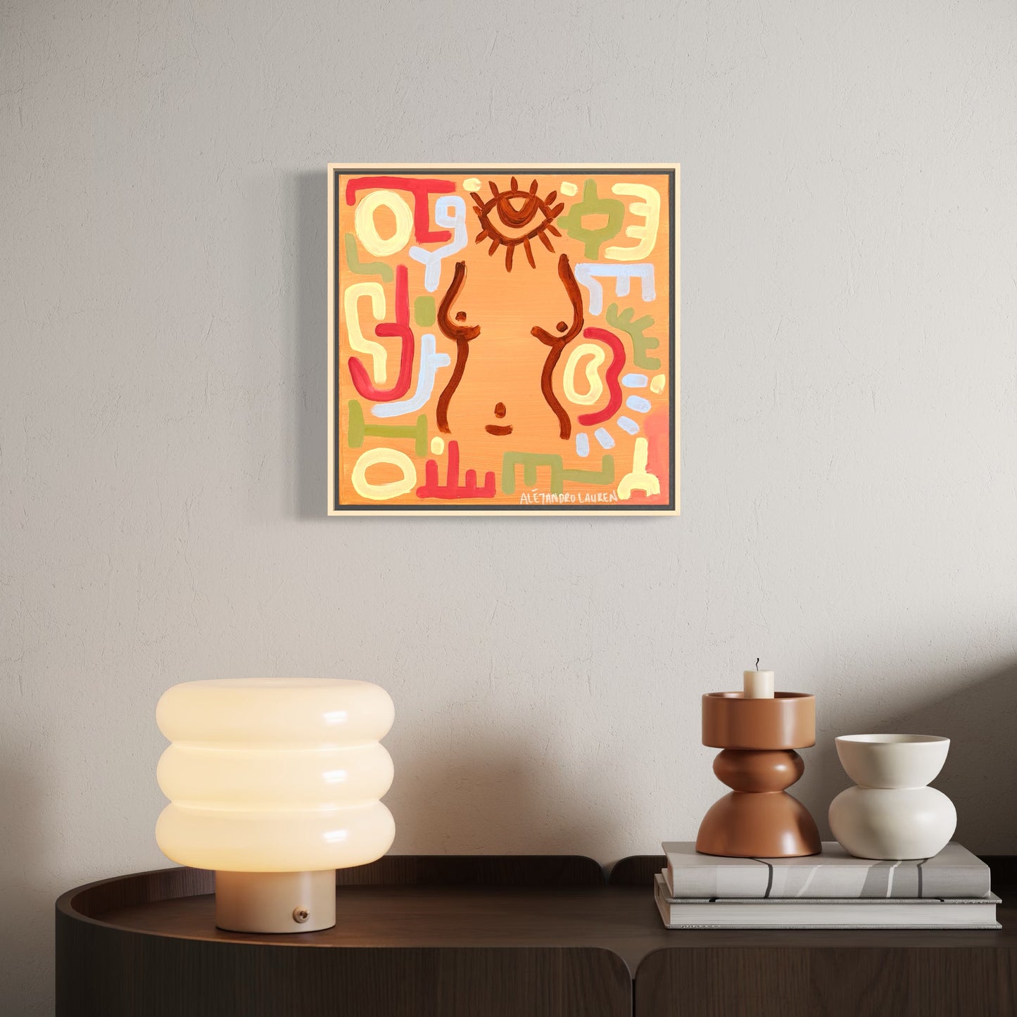 Sentimental Woman | Earth | Original Painting