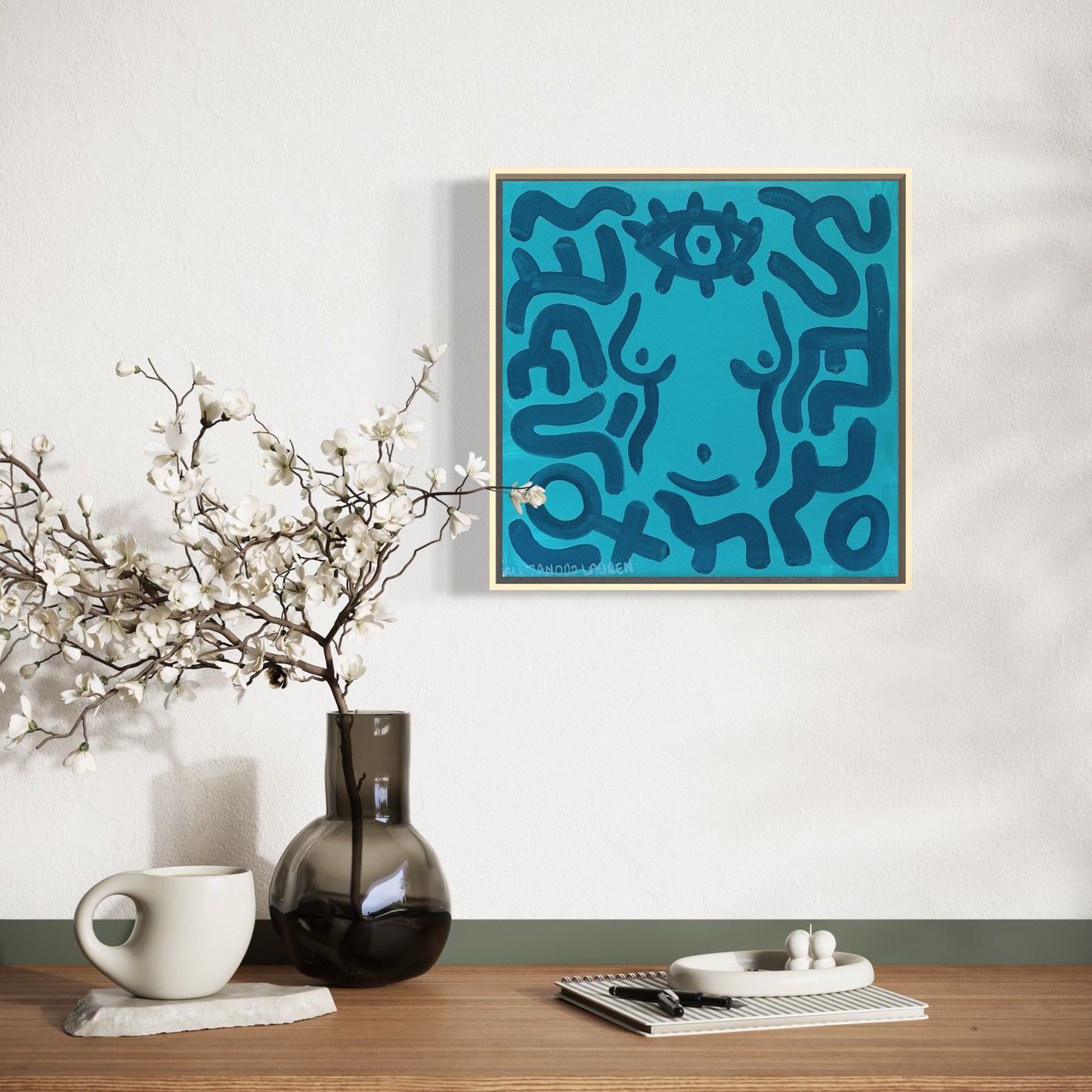 Sentimental Woman | Water | Original Painting