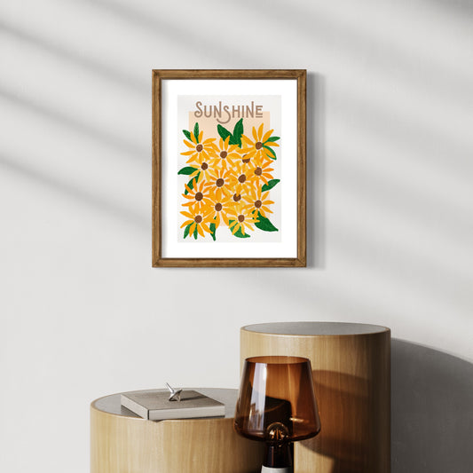 Flower Art | Sunshine Sunflowers | Art Print