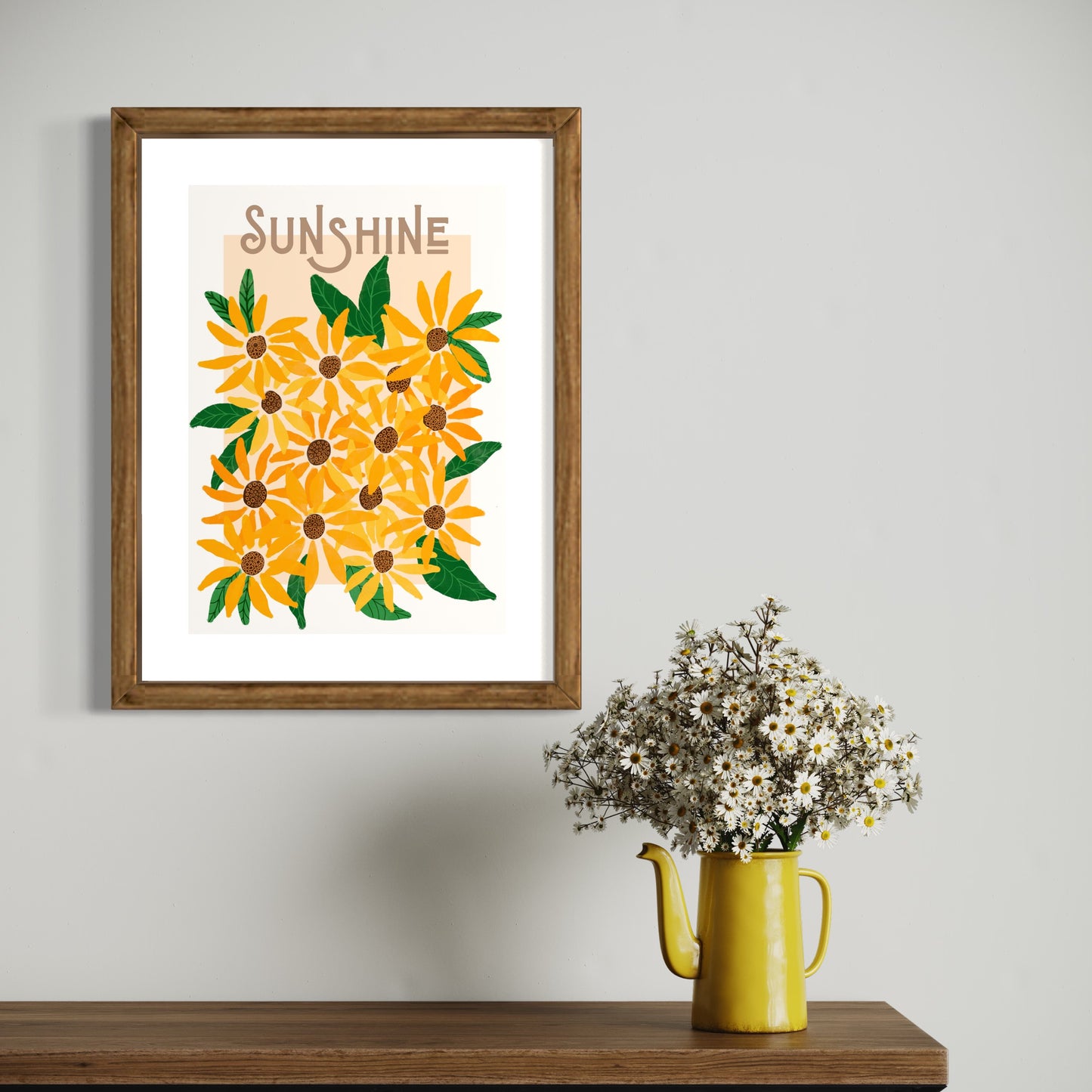 Flower Art | Sunshine Sunflowers | Art Print