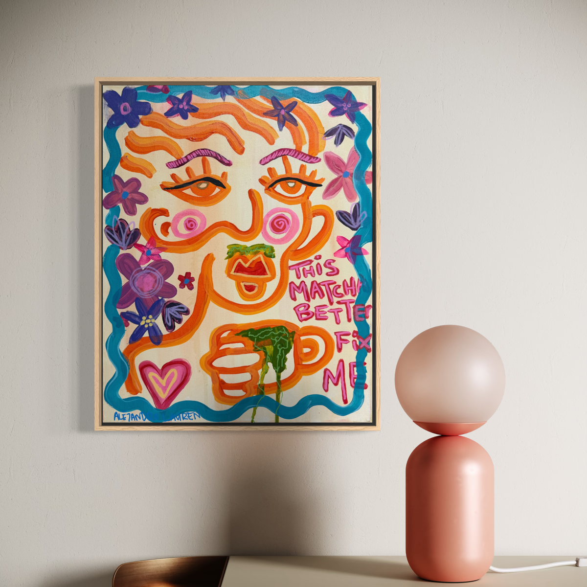 Moments in Life | Matcha | 50 x 40cm | Original Painting