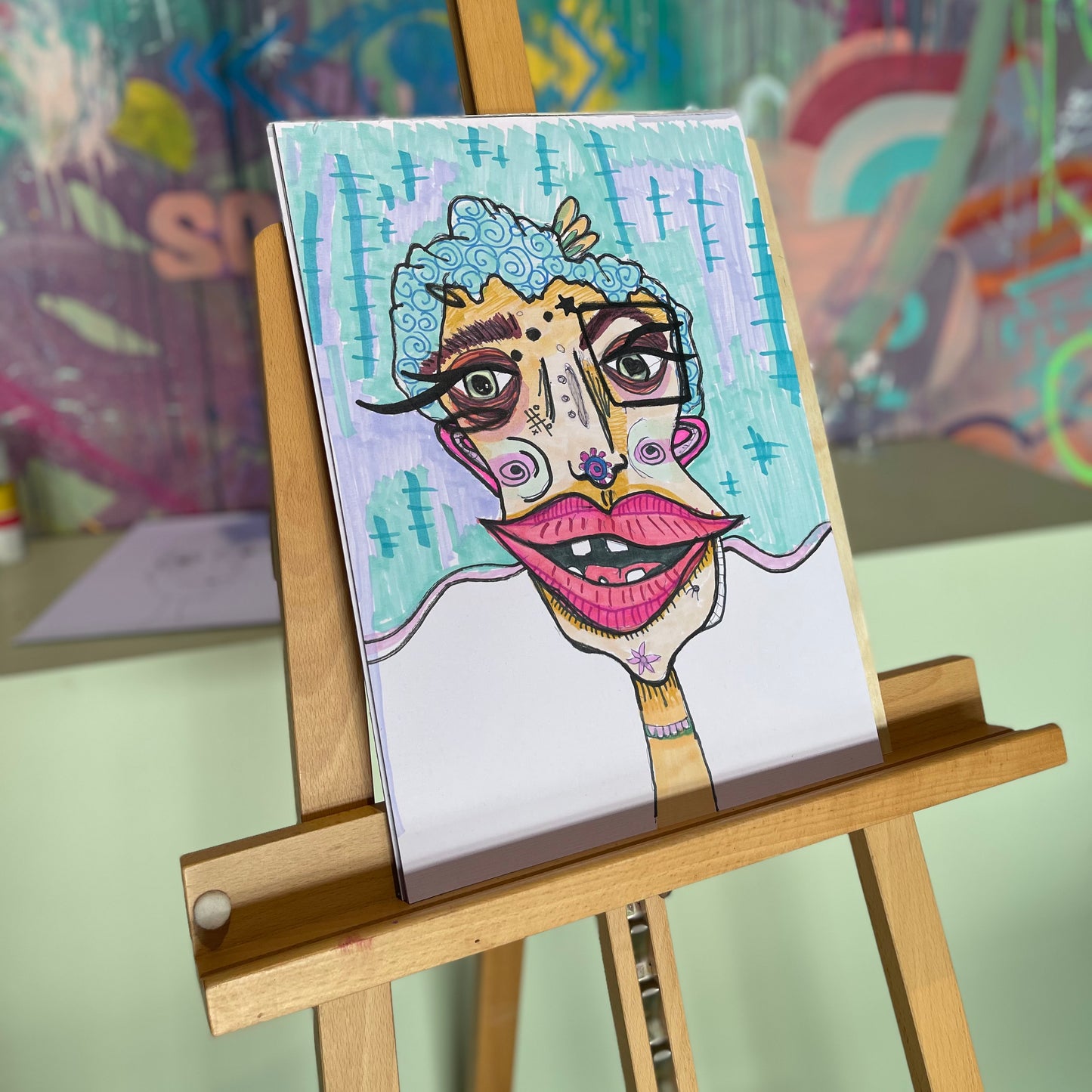 Trash Drawing | Self-Portrait Edition Workshop