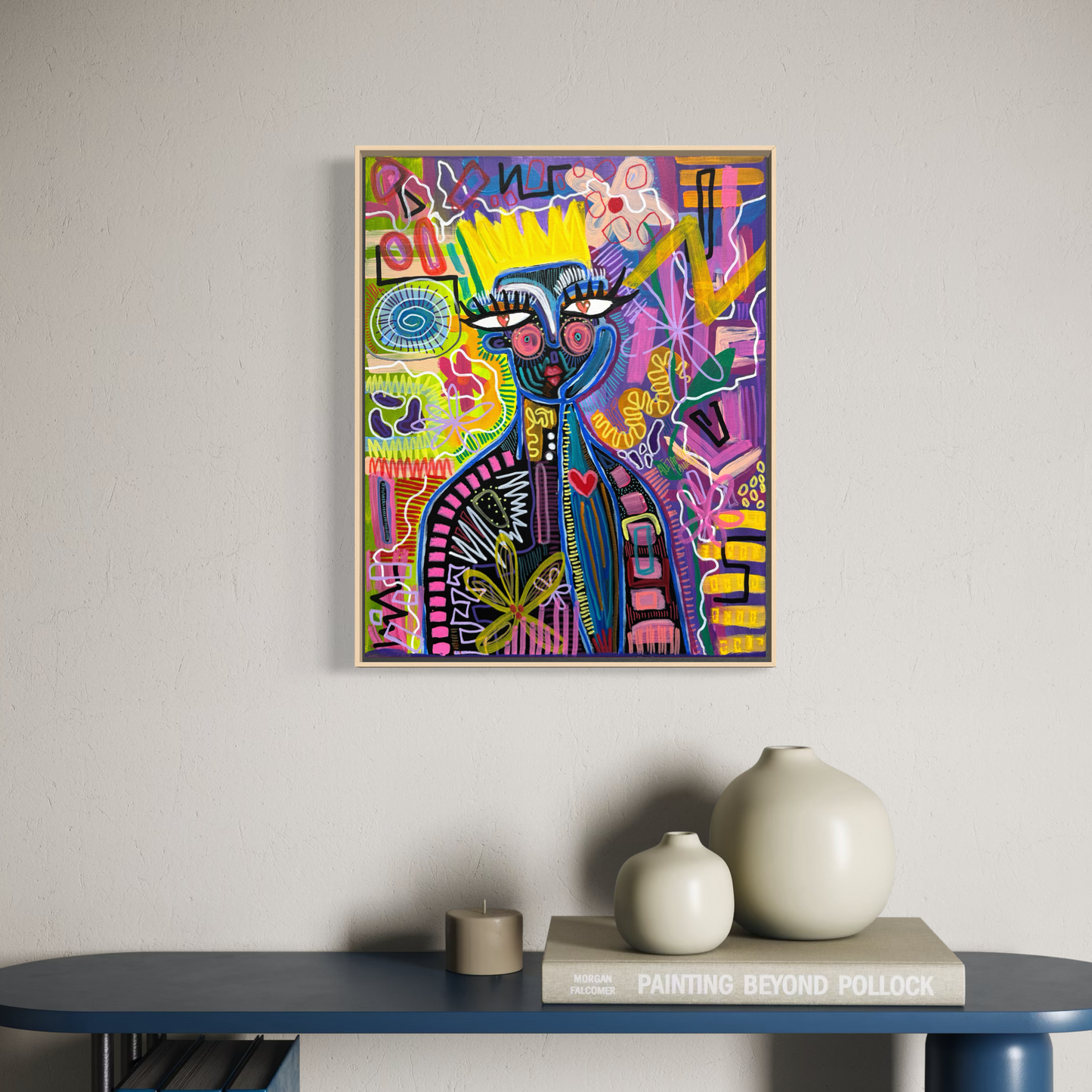 Abstract Art | The weight of it all | 50 x 40cm Original Painting