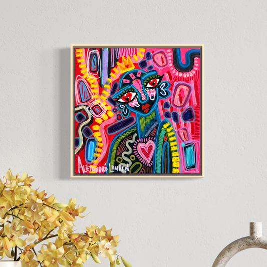 Abstract Art | The Audacity of the World | Original Painting 30 x 30cm