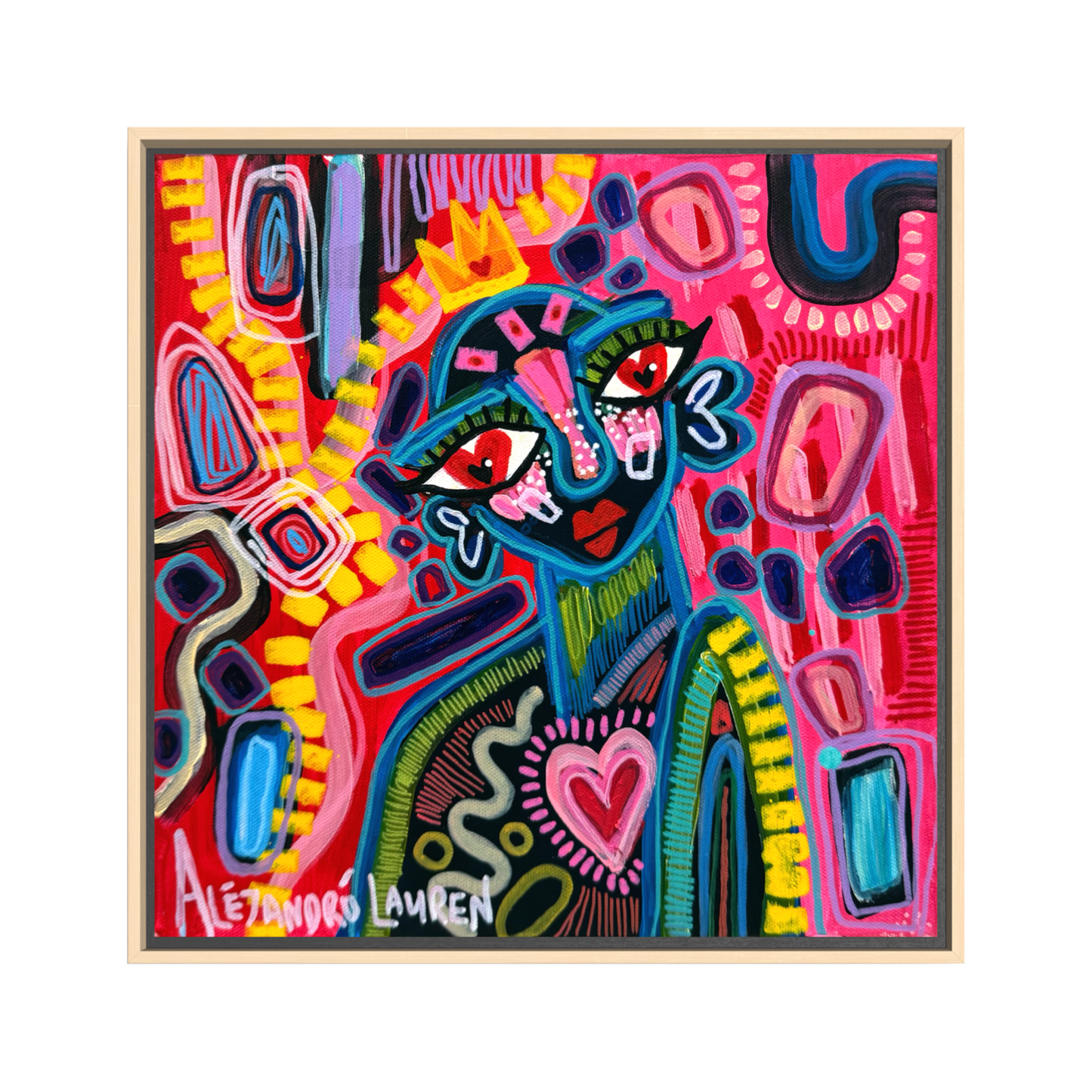 Abstract Art | The Audacity of the World | Original Painting 30 x 30cm