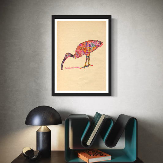 Abstract Expressionism Art | Ibis | Fierce and Fearless Collection | Art Print