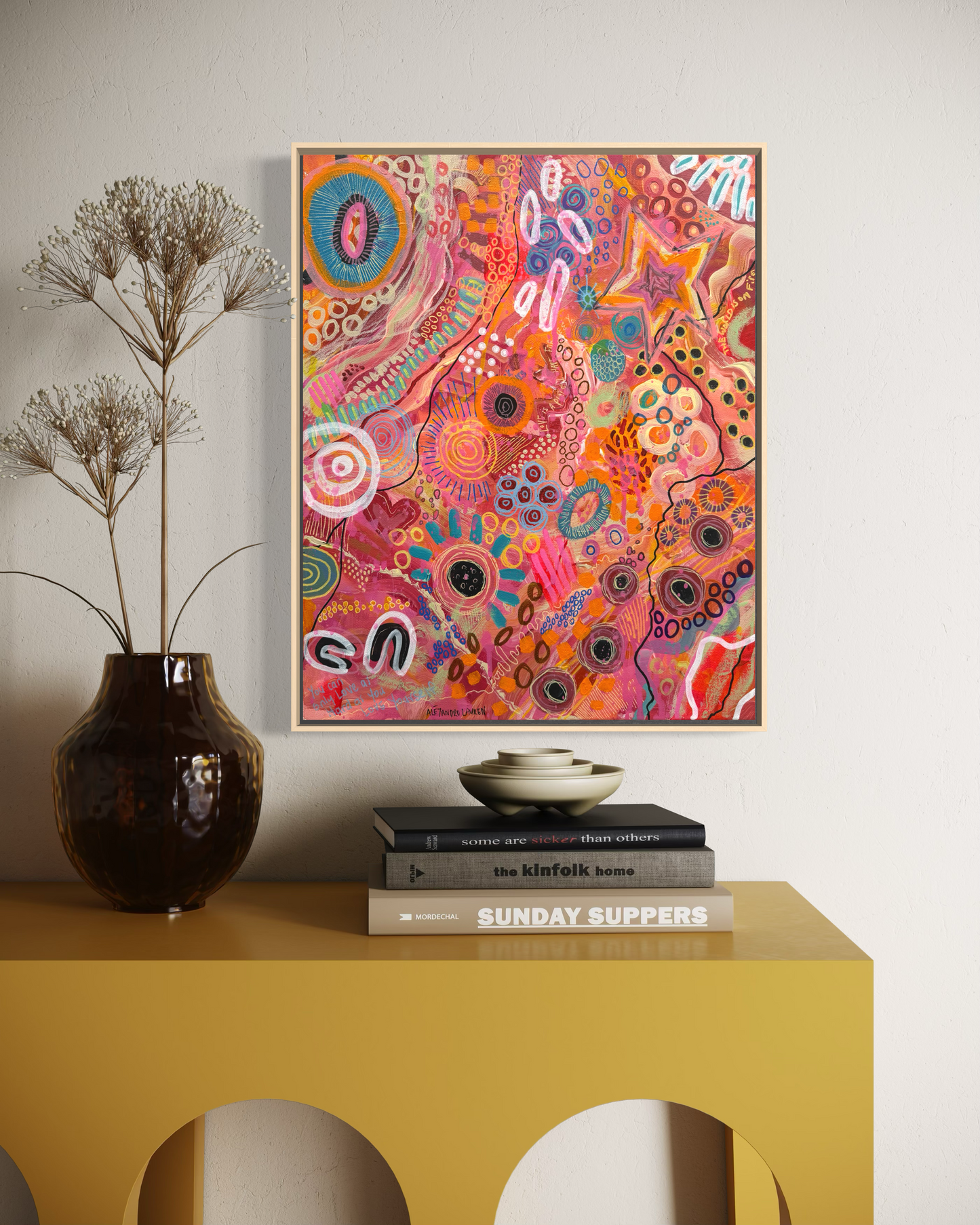 Abstract Artwork | Inside my Mind | Original Painting 40 x 50cm