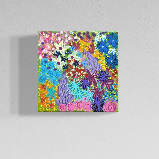 Aboriginal Art | Legacy Blossoms - 15 x 15cm | Original Painting