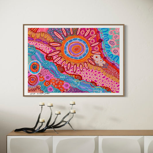 Aboriginal Art | Catching Sunset | Limited Release