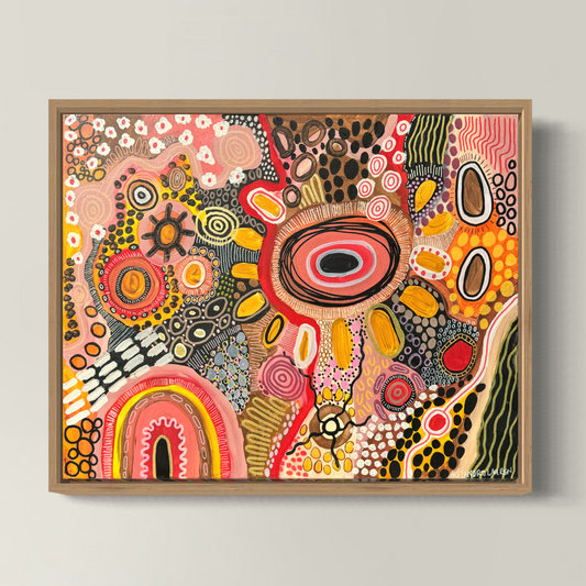 Aboriginal Art | Legacy Version 2 | Original Painting 50 x 40 cm