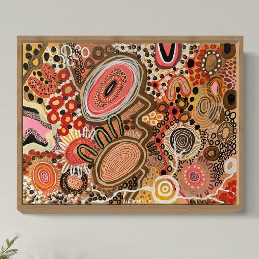 Aboriginal Art | Legacy Version 3 | Original Painting 40 x 30cm