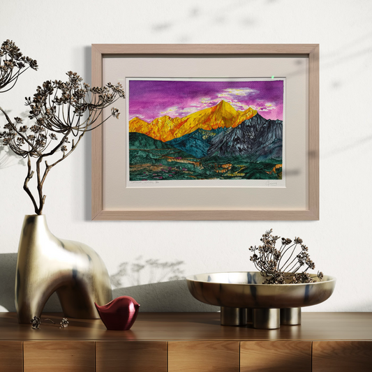 Ode to Nepal – Kagbeni/Mustang (PURPLE)