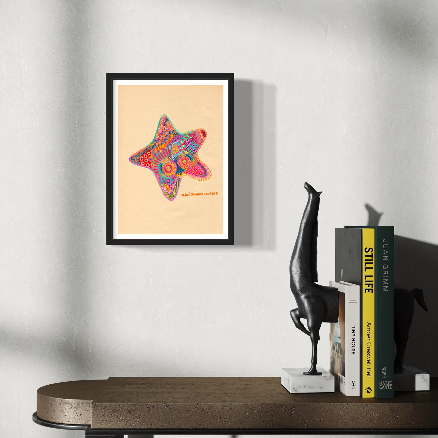 Abstract Expressionism Art | Starfish | Fierce and Fearless Collection | Art Print