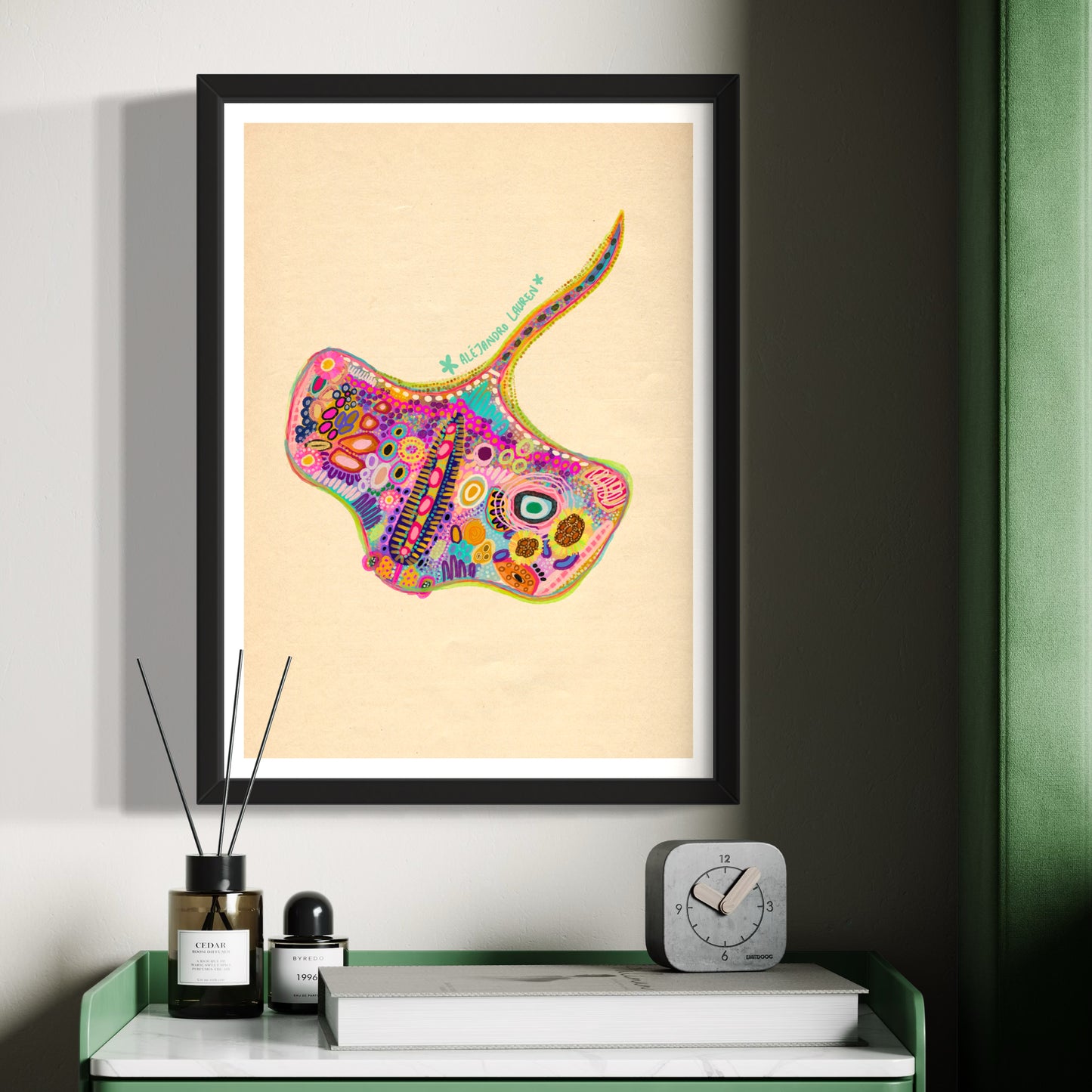 Abstract Expressionism Art | Stingray | Fierce and Fearless Collection | Art Print