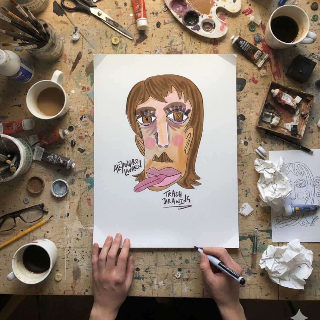 Trash Self-Portrait Workshop | Finding Beauty in the Mess | Friday 21st November 5:30 - 7:30