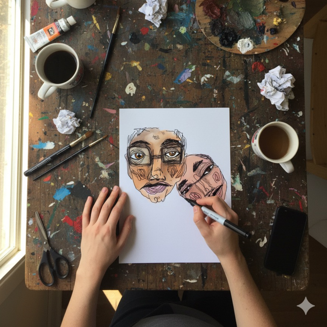 Trash Self-Portrait Workshop | Finding Beauty in the Mess | Friday 21st November 5:30 - 7:30