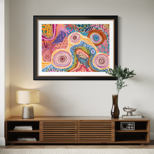 Aboriginal Art | Walking by the Water | Limited Release