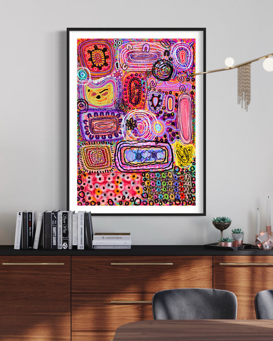 Aboriginal Art | Walls and All | Art Print | free digital download