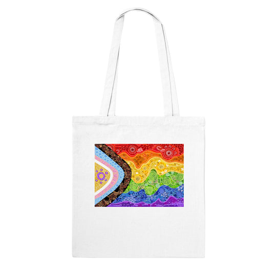 LGBTQIA+ | Equality LGBTQIA Inclusive Pride Flag | Classic Tote Bag