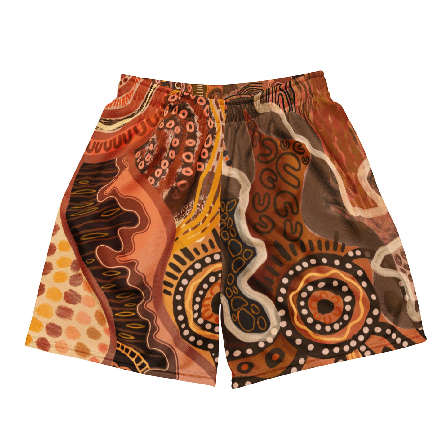 Aboriginal Art | The Climb | Unisex Mesh Shorts