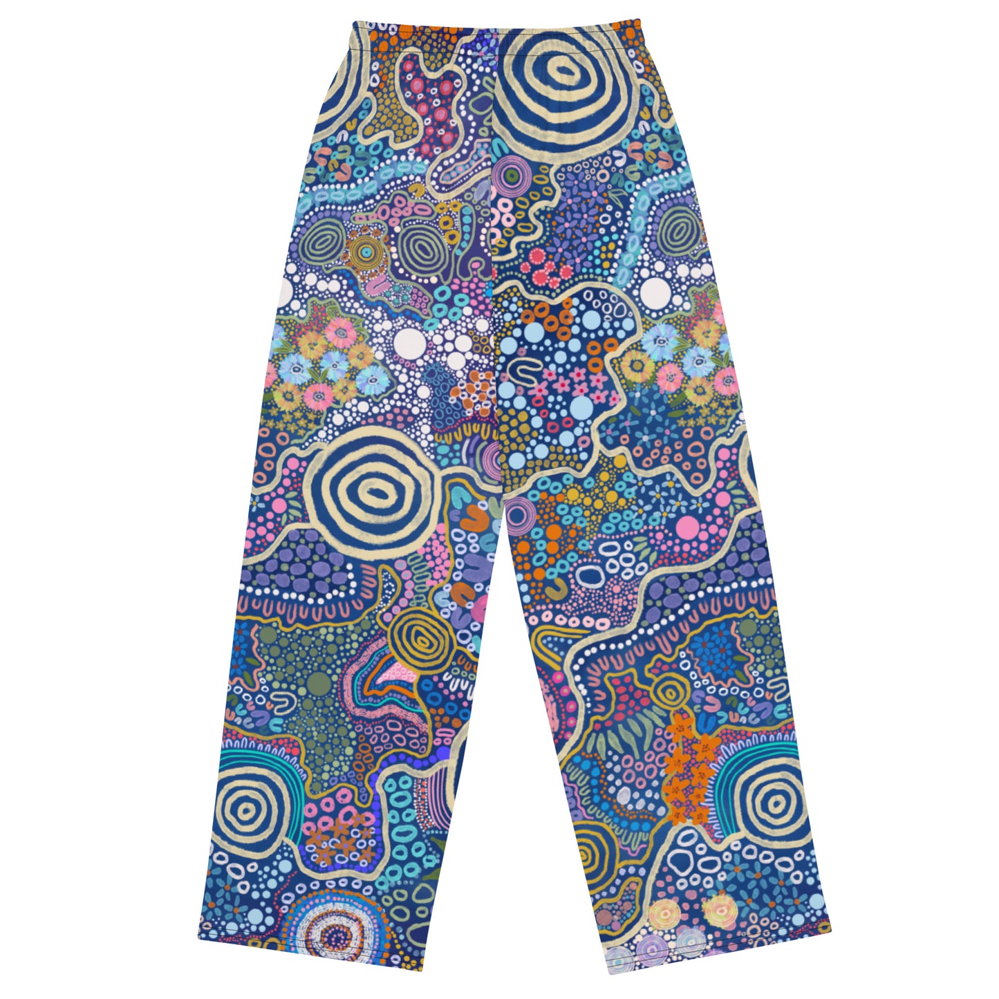 Aboriginal Art | Community | Unisex Wide-leg Pants