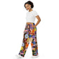 Aboriginal Art | Outback Jewels | All-over print unisex wide-leg pants