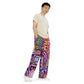 Aboriginal Art | Walls and All | All-over print unisex wide-leg pants