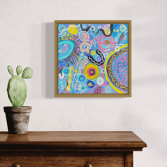 Aboriginal Art | Drowning | One-of-a-Kind Original Painting
