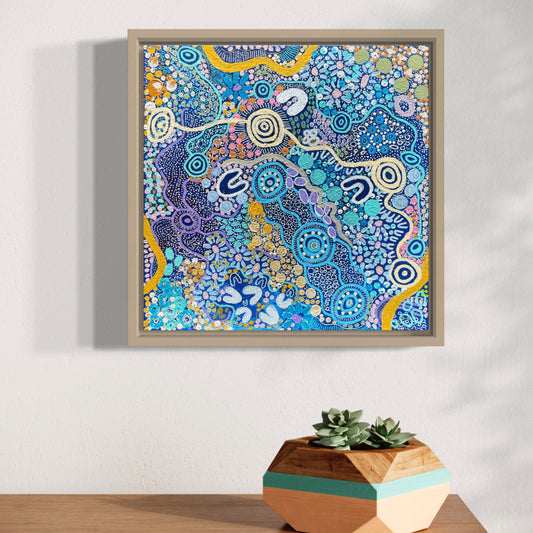 Aboriginal Art | Reunited | One-of-a-Kind Original Painting