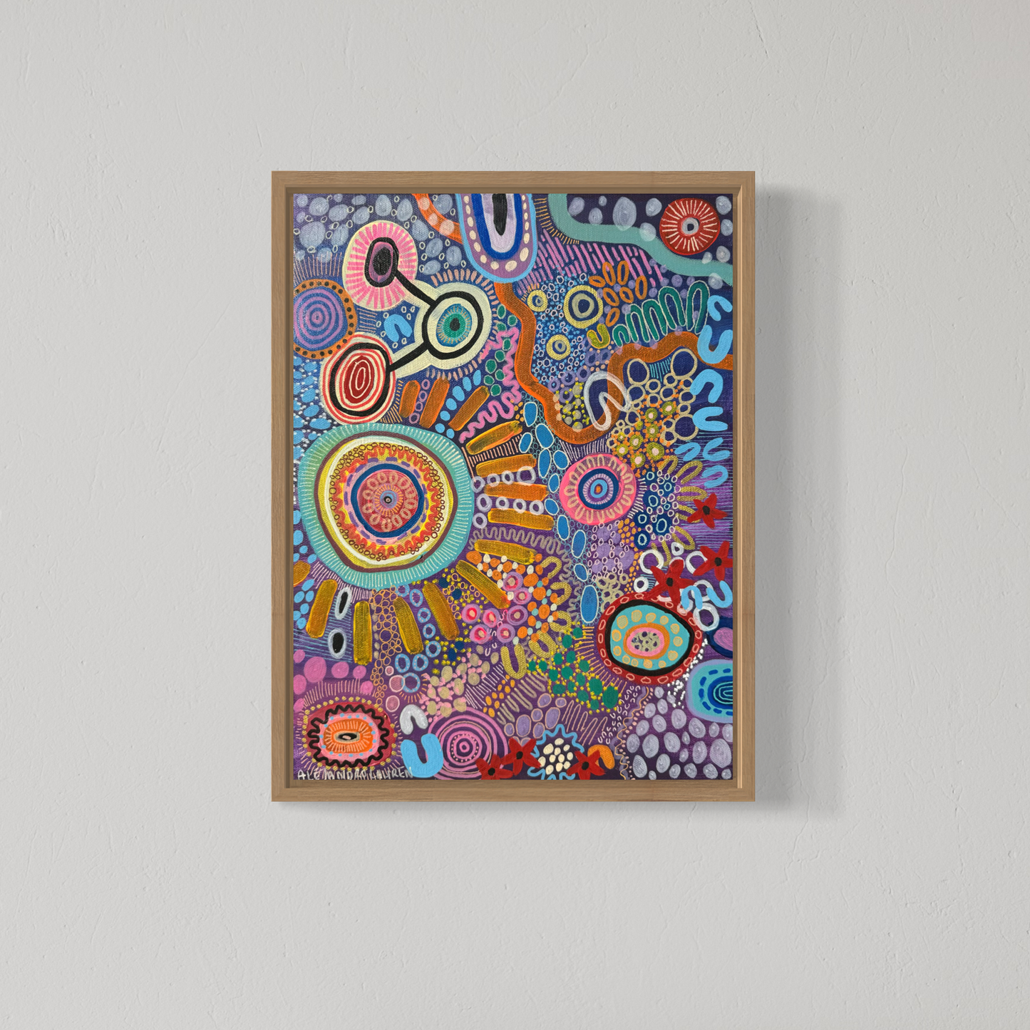 Aboriginal Art | Journey Together | Original Painting 30 x 40 cm